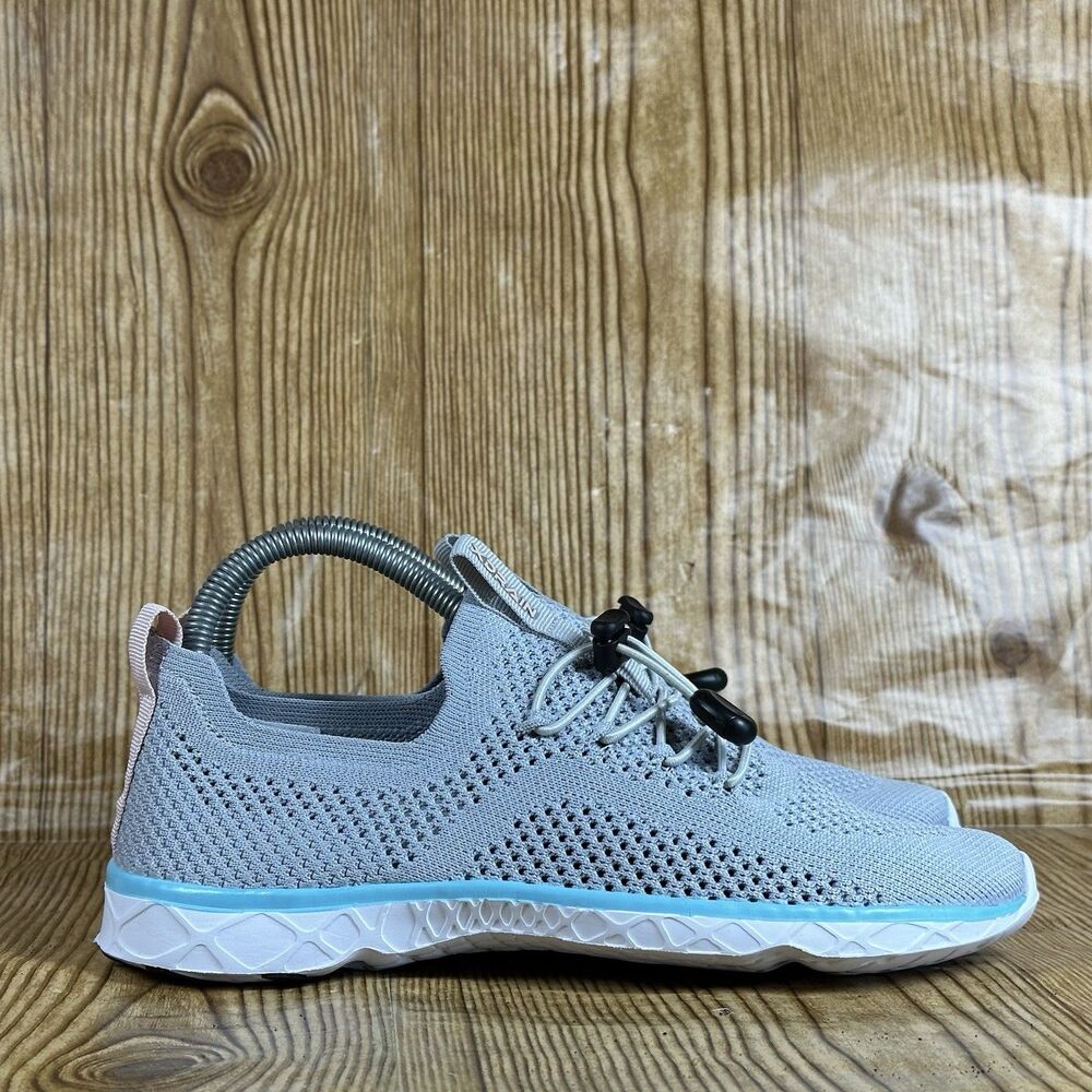 Kolili  XDrain Water Shoes Womens 8 Gray Barefoot Quick Dry Swim Beach Light